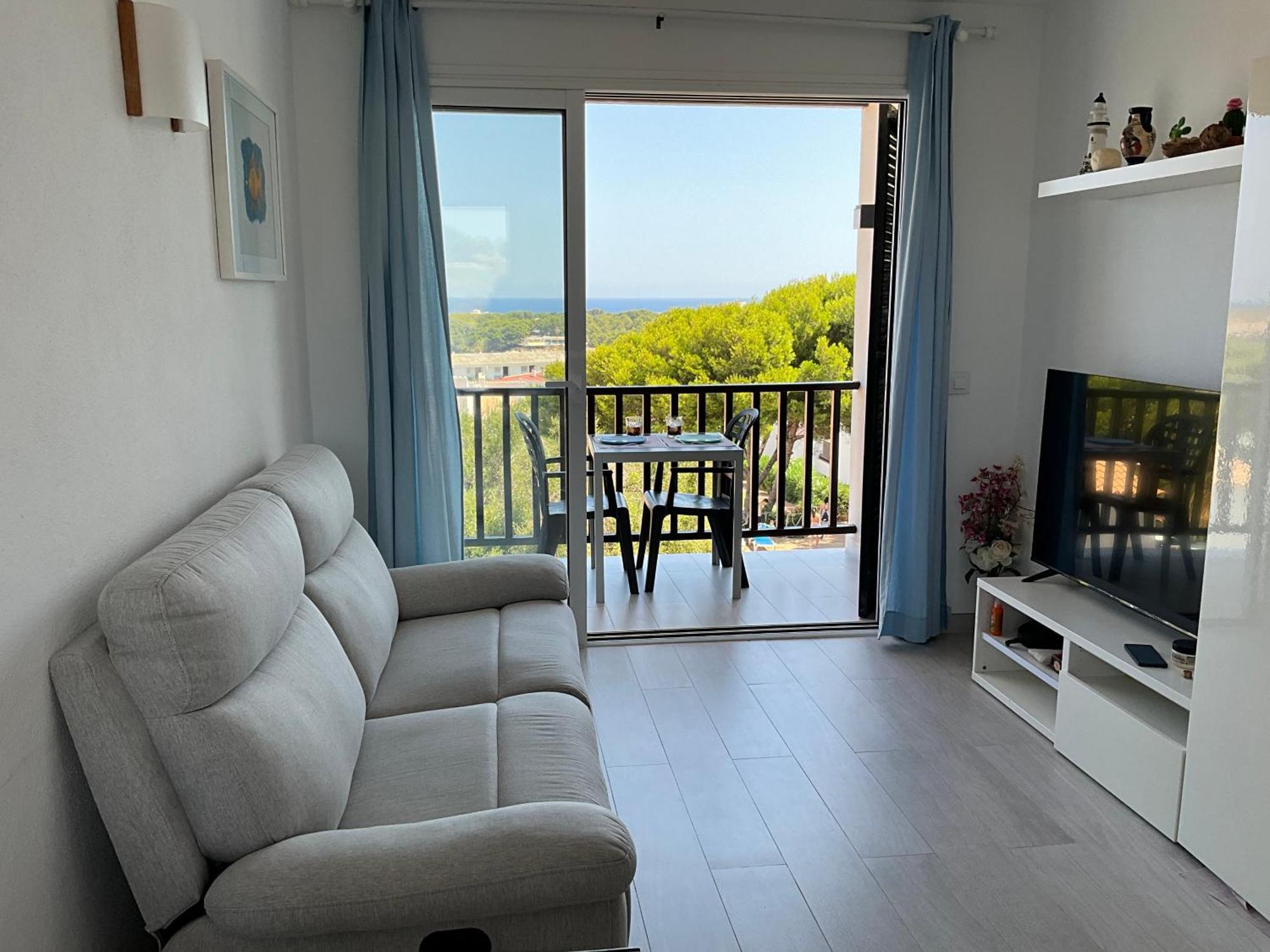 Апартаменты Vistas Al Mar Y La Piscina Ареналь-д'эн-Кастель Экстерьер фото